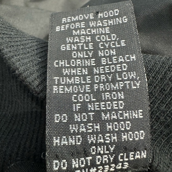 NEW YORK & CO. Black vest removable fur lined hood. Size Medium - Picture 8 of 13